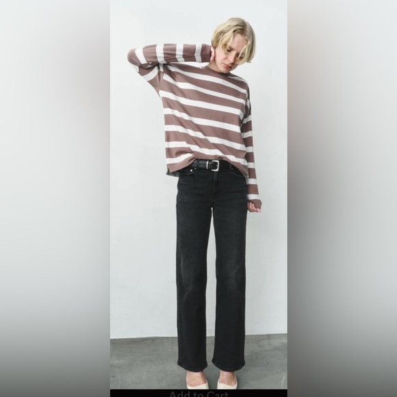 AYR The Early Mornings Tee - Small/Sundown Stripe Shiitake - Picture 2 of 9